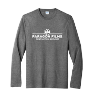 Port & Company Tri-Blend Long Sleeve T-shirt (Graphite Heather)